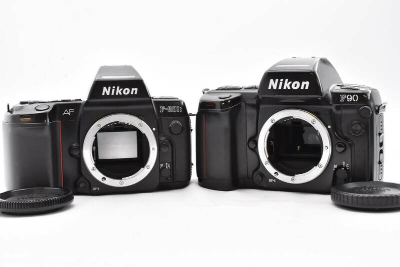 【訳あり】Nikon ニコン F-801S ★ Nikon F90 一眼フィルムカメラボディ セット(t6305)