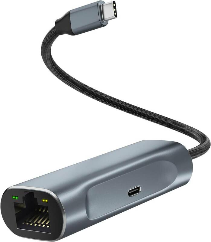 USB C LAN変換アダプター Aibilangose 2-IN-1有線LANアダプター【100W PD充電+RJ45 1Gbps】イーサネットアダプタ 1000Mbps高速 USB-C