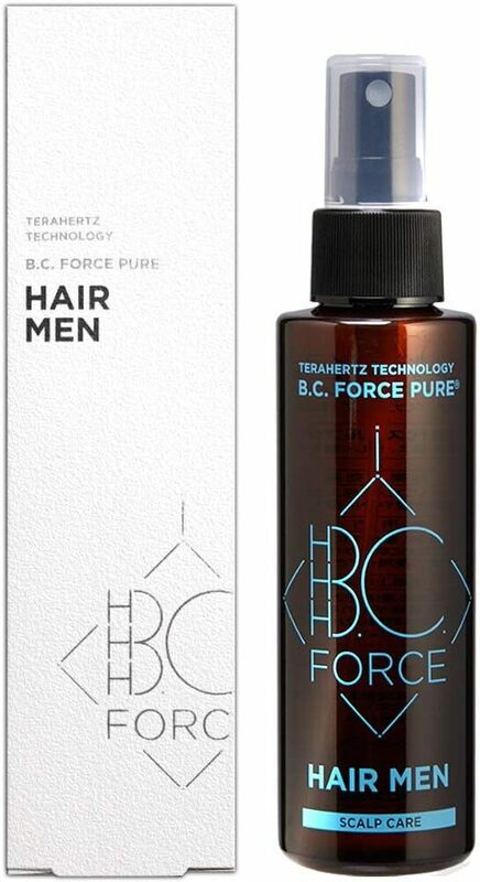 B.C.FORCE テラヘルツテクノロジー B.C.フォース ピュア ヘア メン 120ml ヘアスプレー 無添加 アデノシン配合 男性向け メンズ スカルプ 