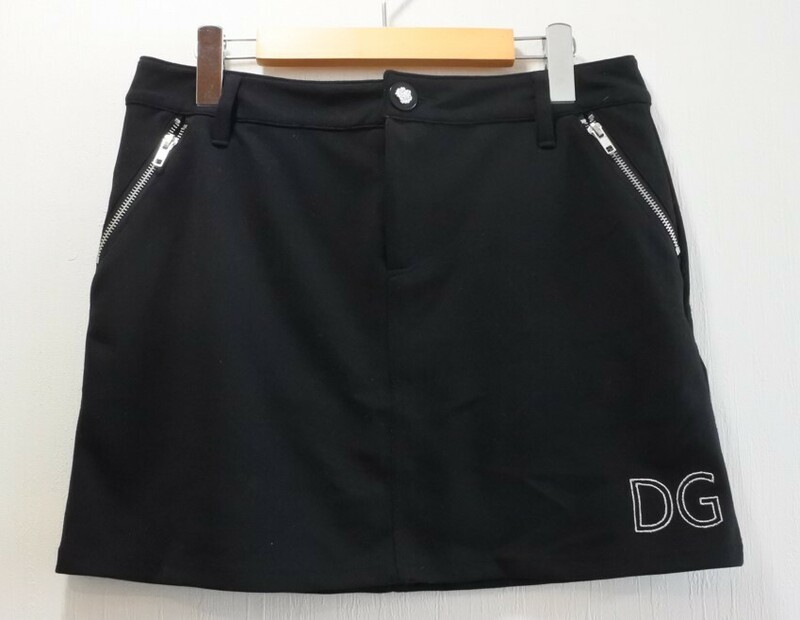 DELSOL デルソル ゴルフウェア スカート インナー付 Lサイズ ブラック ロゴ ymdnrk a201h0325
