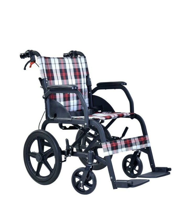 0603//1109 Care-Parents 車椅子 介助型 アルミ製 折りたたみ 車イス 介助用 介助式車椅子 軽量車椅子 折り畳み 外出用 室内用 (CP-30A6N)