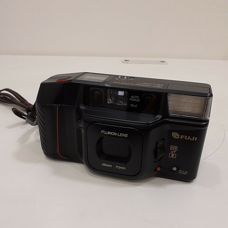 富士フィルム コンパクトフィルムカメラ TELE CARDIA SUPER DATE 35mm 70mm 動作未確認