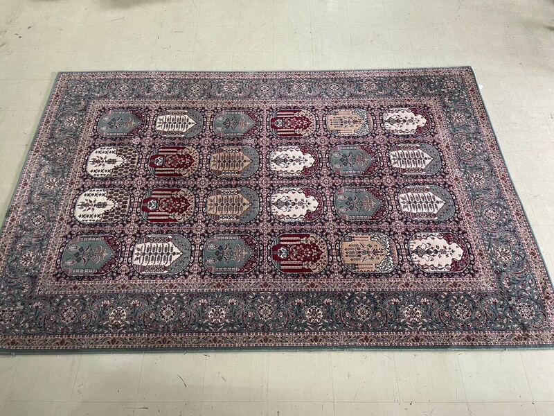 N) 最上手 絨毯 TEHERAN テヘラン 100万ノット ウール decorwool 大判 200×300 PHOENIX ベルギー ラグマット ペルシャ