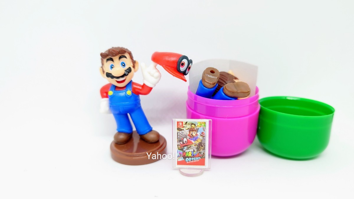 チョコエッグ ⑮スーパーマリオオデッセイ マリオ＆キャッピー フィギュア Nintendo mario 任天堂 2017 35th 35周年 ODYSSEY
