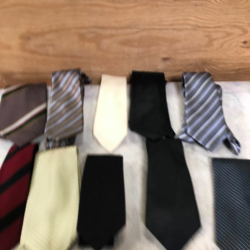 ネクタイ　10本セット西織陣　メーカー不明色々　ジャンク　汚れのある物あり