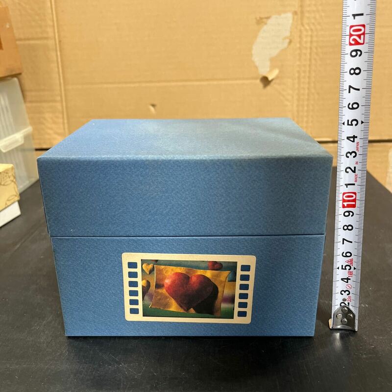 ブローチ アクセサリー 箱 BOX ラブレター 中古品 木箱