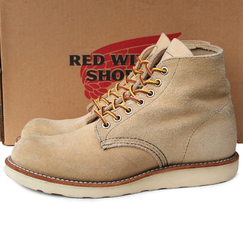 USA製★Red Wing SHOES レッドウィング★6inch CLASSIC ROUND US6＝24 8167 ホーソーン アビリーン ラフアウト メンズ p i-694