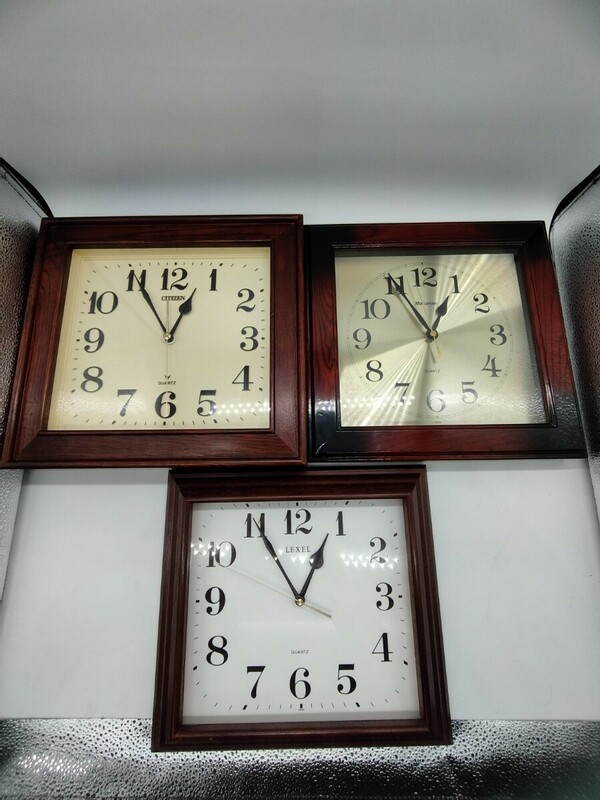 3点まとめ売り　CITIZEN　MARUMAN　LEXEL 壁掛け時計 掛時計 アナログ クオーツ 掛け時計 シチズンマルマン　レクセル