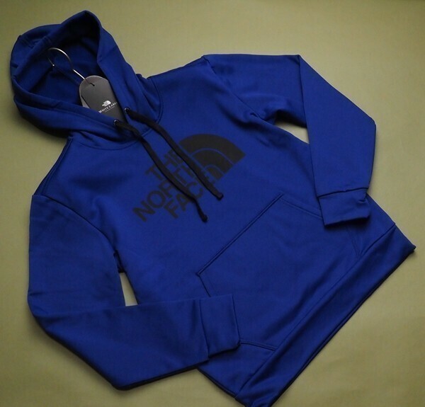 新品正規 ノースフェイス ホワイトレーベル ビッグロゴ 裏起毛 HOOD PULLOVER 1 ジャージ パーカー メンズLパープル(PUR) 直営店購入