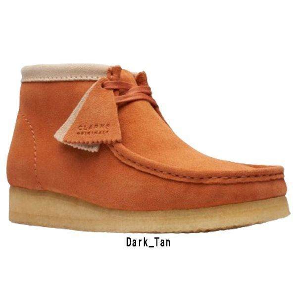 ※訳あり アウトレット CLARKS(クラークス)ワラビーブーツ ハイカット スエード メンズ WALLABEE BOOT 26172250 Dark_Tan UK8(26.0cm)