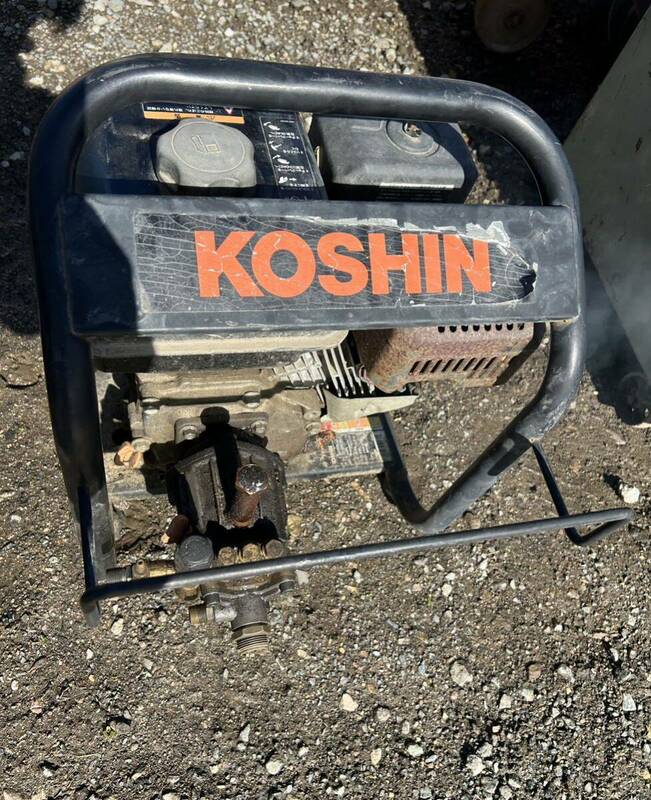 コウシン　KOSHIN エンジン　発電機　エンジン動作品