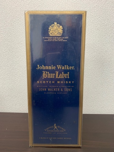 ★　未開栓　★ JOHNNIE WALKER Blue Label 1000ml 40％ ジョニーウォーカー ブルーラベル ウイスキー 1L お酒　箱付き