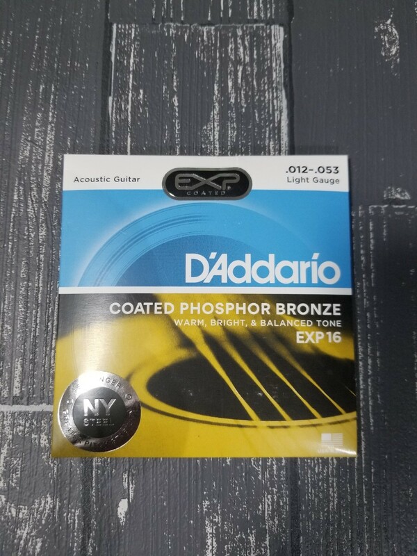 新品　D'Addario ダダリオ アコースティックギター弦 EXP16