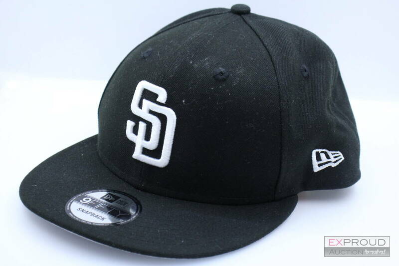 中古品★R07 NEW ERA ニューエラ 9FIFTY キャップ ベースボールキャップ ブラック 帽子 野球帽 サイズ不明 サイズ調整可 RN11493 CA40289