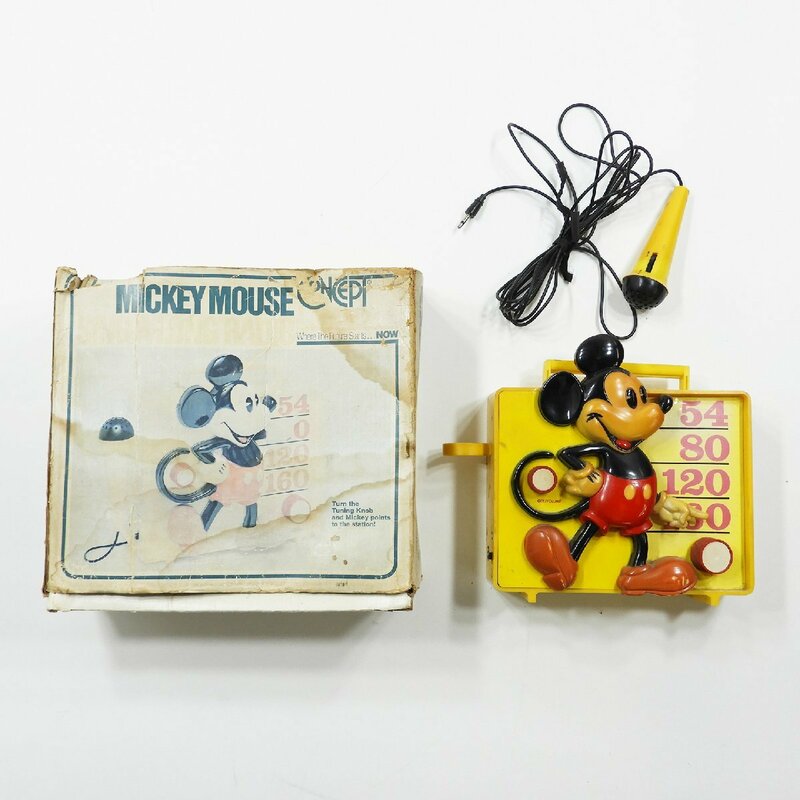 箱付 ミッキーマウス ラジオ ジャンク #17630 オールド ヴィンテージ レトロ アメカジ ディズニー インテリア コレクション