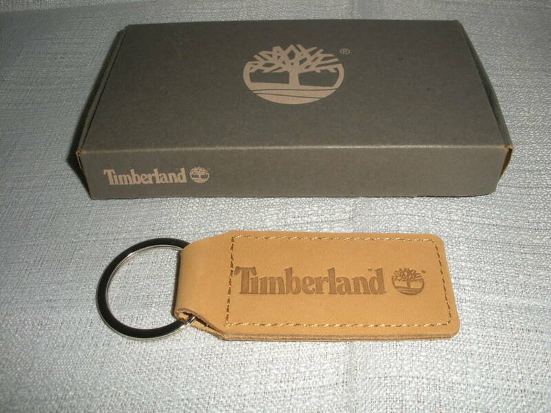 Timberland 40周年記念 革製キーホルダー