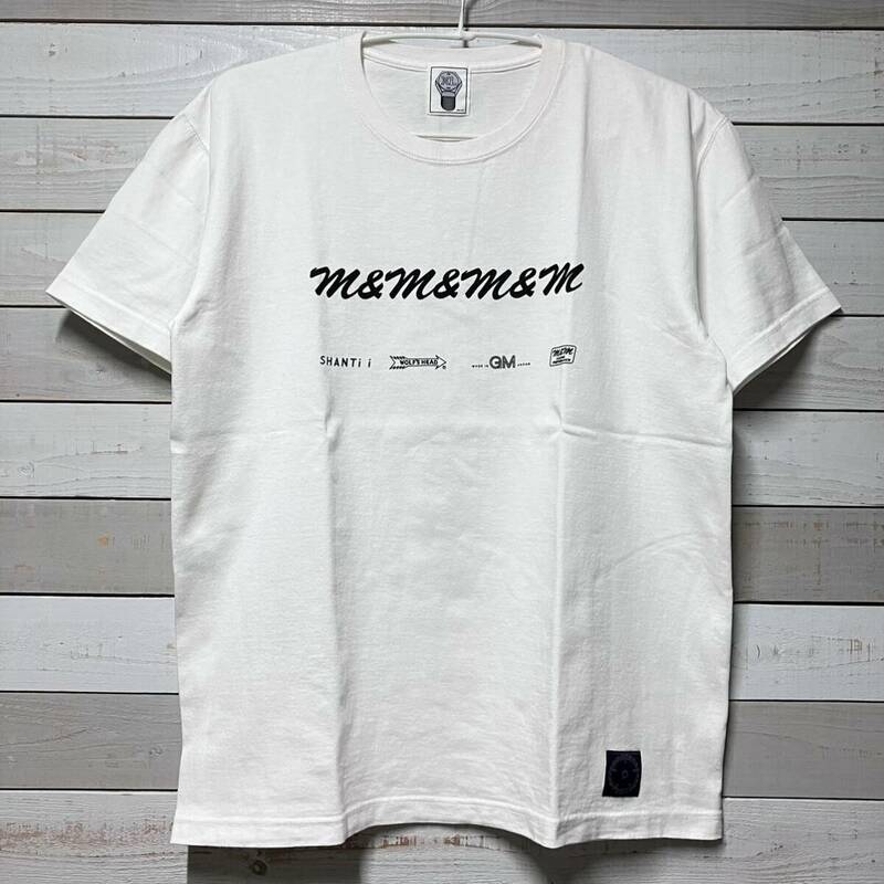 SIZE XL SHANTII M&M WOLF’S HEAD GM WHITE TEE SHIRT MANDM シャンティ エムアンドエム ウルフズヘッド ホワイト Tシャツ