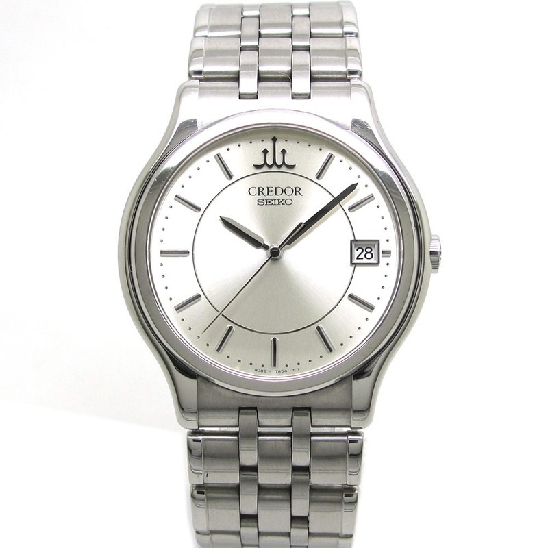 SEIKO セイコー 腕時計 クレドール 8J86-7A00 シルバー クォーツ