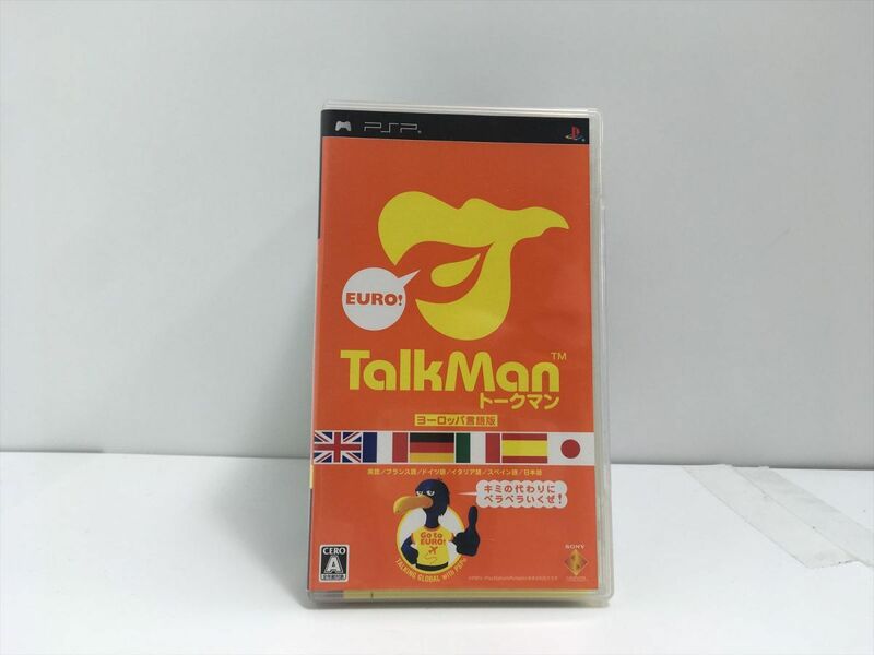 【1円】PSP TALKMAN EURO ~トークマン欧州言語版 ゲームソフト 1A0112-592sy/G1