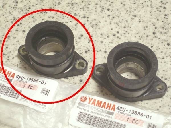 ★42U-13586-00 ジヨイントキヤブレタ 1 ☆1/ 純正新品 XT250T 30X 48Y キャブレター ジョイント インマニ