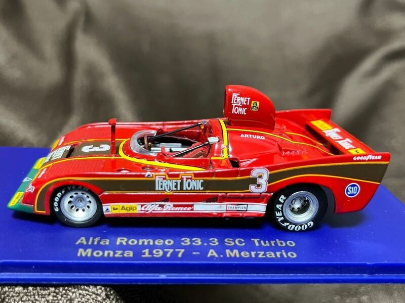 M4 Alfa Romeo 33.3 SC Turbo Monza 1977 A.Merzario アルファロメオ　