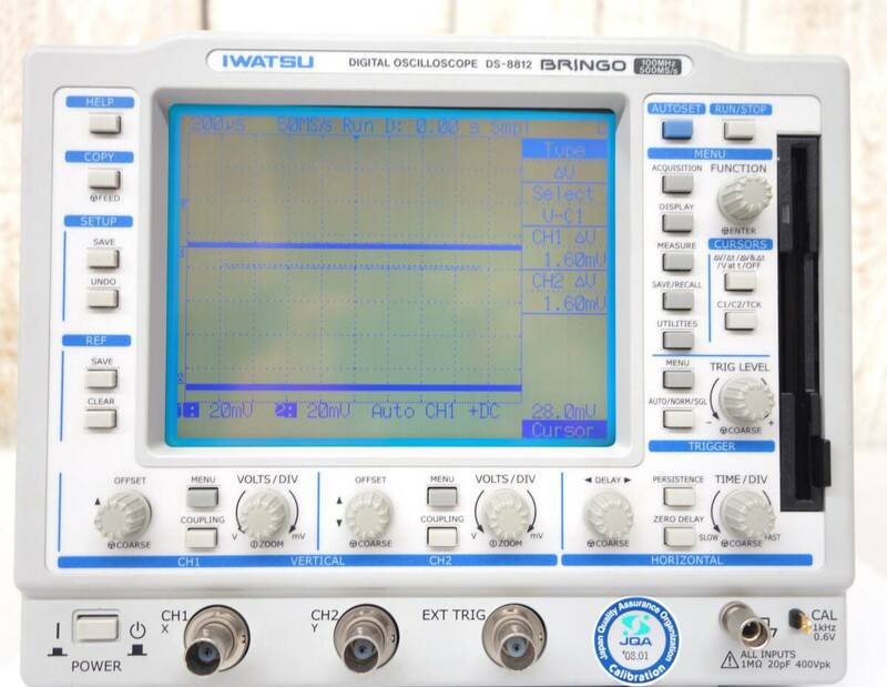 レトロ　無線機器＊IWATSU ELECTRIC CO.LTD 　岩通　岩崎通信機＊BRINGO DIGITAL OSCILLOSCOPE 　デジタルオシロスコープ＊MODEL　DS-8812