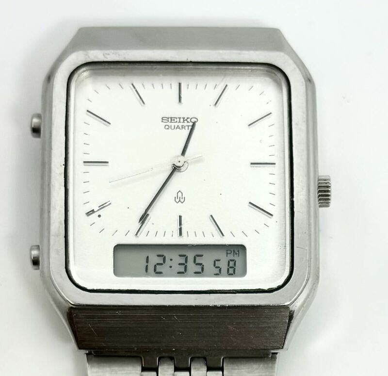 セイコー アナデジ メンズ腕時計 電池交換済み H449-5050 SEIKO