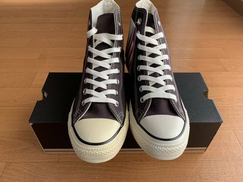 新品CONVERSEコンバースALL STAR US COLORSオールスターUSカラーズ HIエボニーブラックU.S. ORIGINATORキャンバススニーカーシューズ