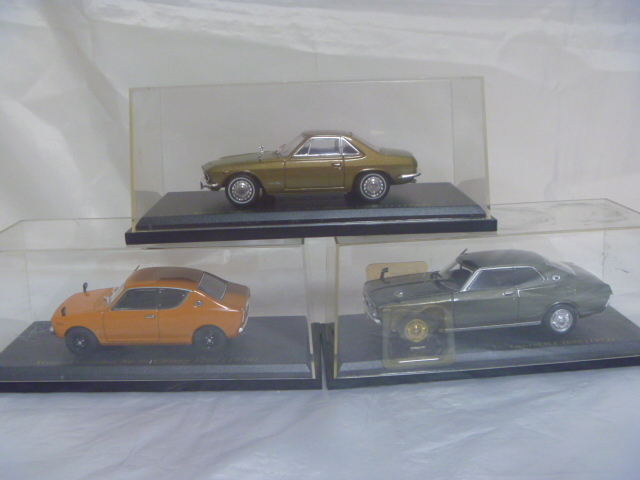 NISSAN Collection 日産 ミニカー 1/43 NO.9 チェリー 1200 1970年式 NO.28 LAUREL HT 2000 1972年式 NO.29 Silvia CSP311 1965年式