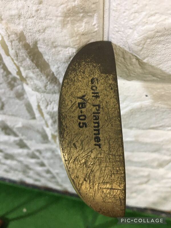 ゴルフプランナー YB-05 木製パター 純正スチールシャフト Golf Planner