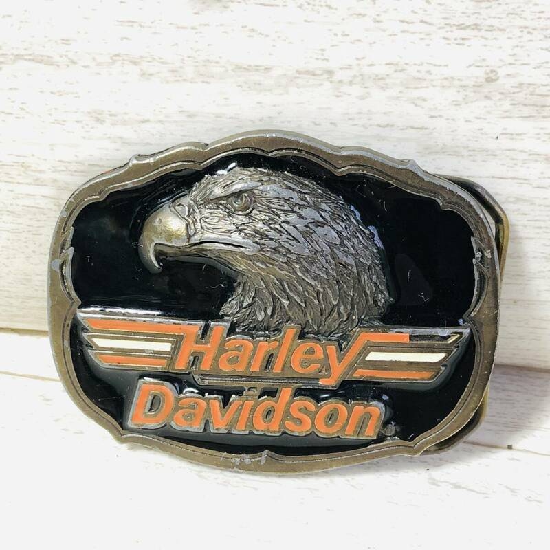 ■1991年 HARLEY DAVIDSON ハーレー バックル BARON H403 USA ビンテージ■サ2
