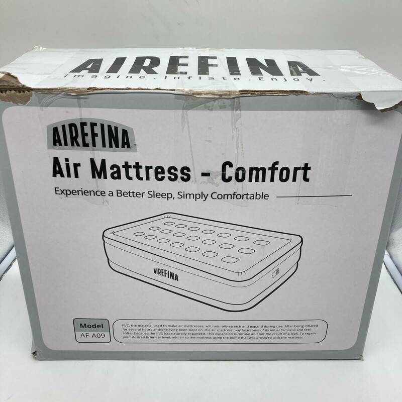 【未検品】Airefina エアーベッド シングルサイズ 電動ポンプ内蔵 AF-A09 /Y16092-A3