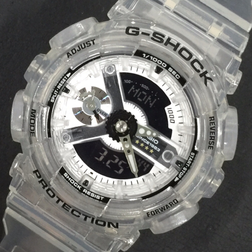 カシオ Gショック G-SHOCK 40th Clear Remix クォーツ 腕時計 GMA-S114RX スケルトン 付属品あり 未使用