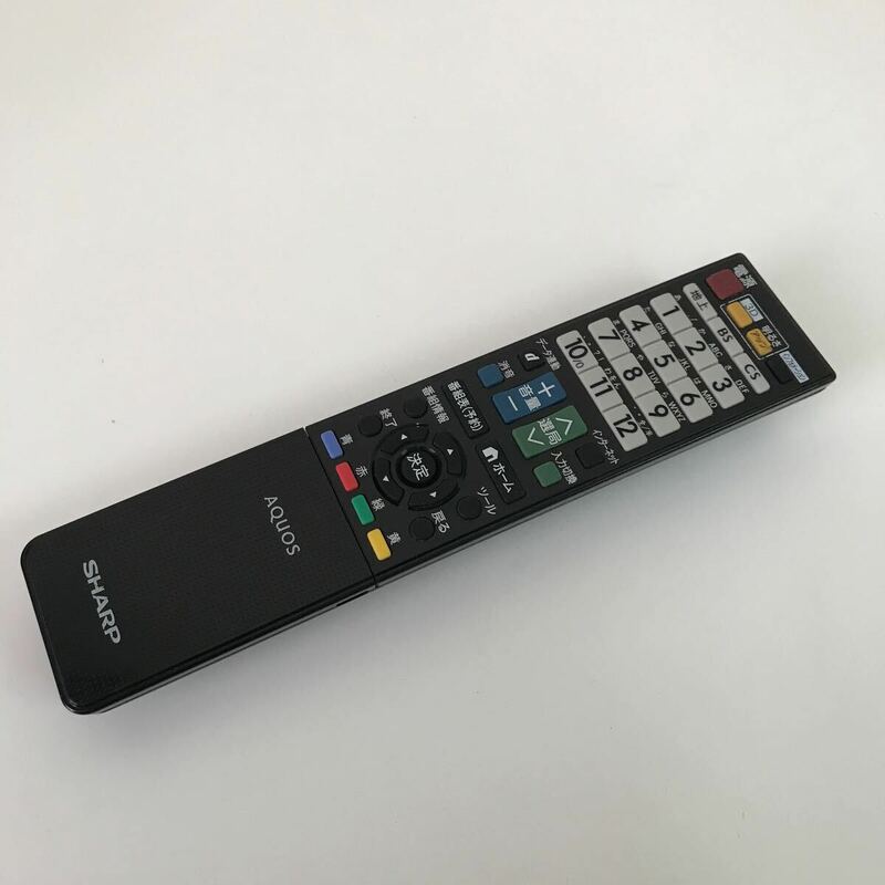 18465 SHARP シャープ テレビリモコン GA930WJSA ボタン多少欠けあり