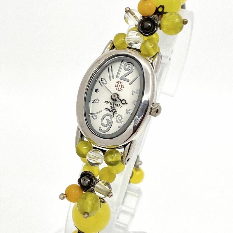 meli melo de mission 腕時計 ブレスウォッチ オーバル アラビアン 3針 クォーツ quartz シルバー 銀 メリメロドゥミッション Y668
