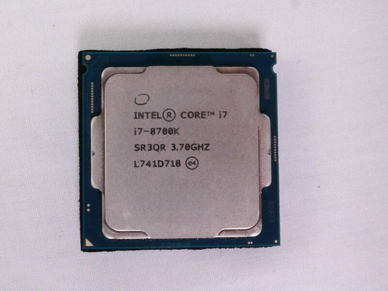 Intel Core i7-8700K　 LGA1151CPU