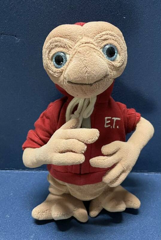 E.T. 映画 ET ぬいぐるみ フィギュア ユニバーサルスタジオジャパン USJ 赤パーカー ドールアイ