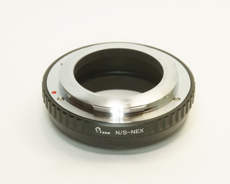 PIXCO NikonS-NEXマウントアダプター Nikon S CONTAX RF 外爪 Kiev→SONY E α NEX リテール