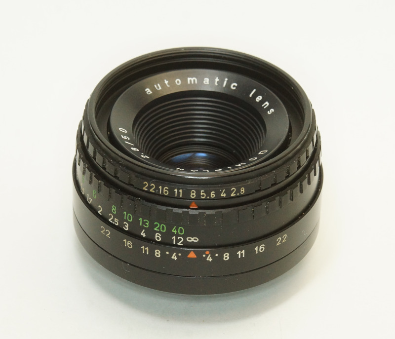 ドイツ製 Meyer-Optik Domiplan 2.8/50 ブラック M42 273NA-496 ドミプラン Triplet