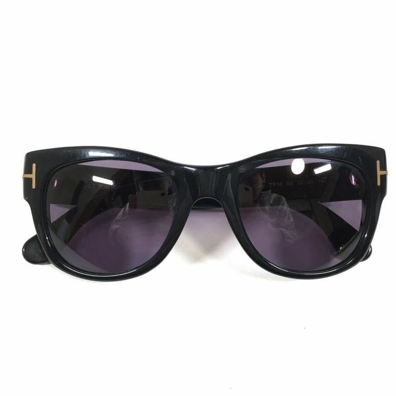 【トムフォード】基準内 TOM FORD サングラス T金具 TF 58 グレー色系×黒色系 Cary メンズ レディース イタリア製 送料520円