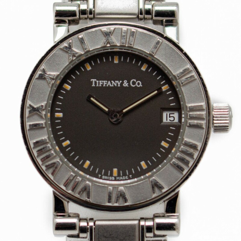 Tiffany&Co. アトラス レディース腕時計 ティファニー グレー文字盤