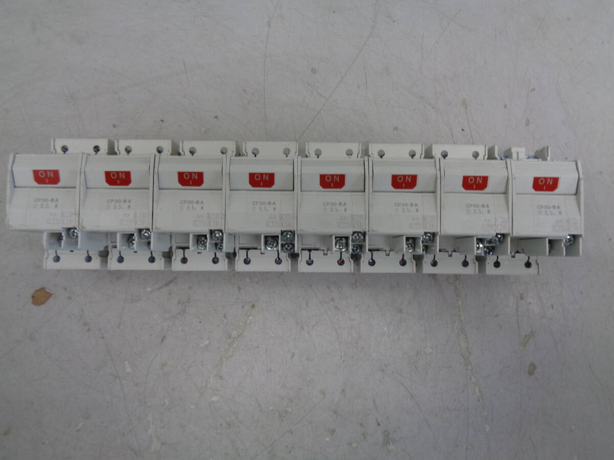 C253 三菱電機 サーキットプロテクタ CP30-BA 2P 0.5A (X8)