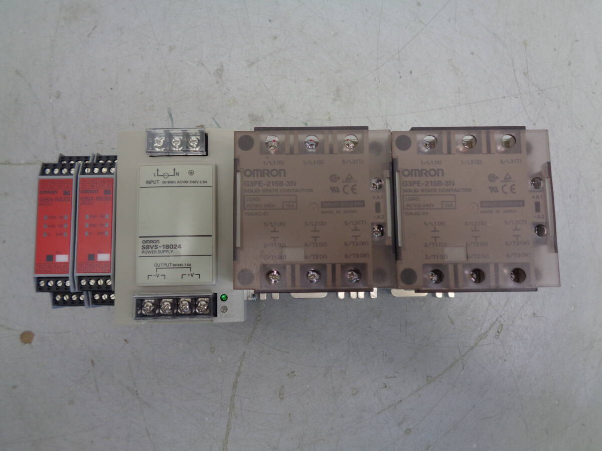 C327 OMRON G9SX-NS202-RT (X2) / S8VS-18024 / G3PE-215B-3N