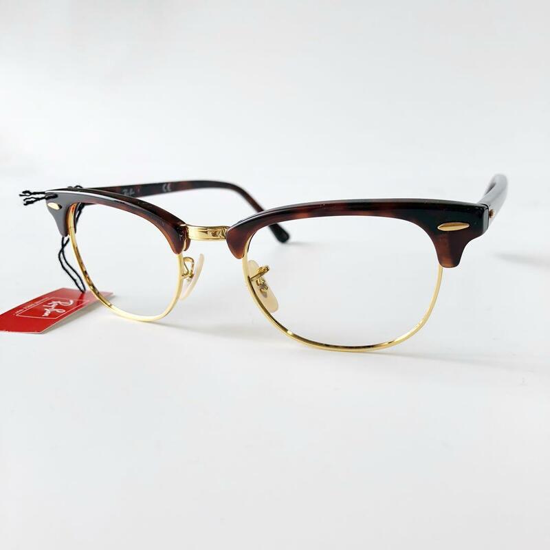 Ray-Banレイバン　クラブマスター　メガネフレーム5154-2　メンズ レディース ドライゴールド　　　メガネ 　眼鏡　レキシントン　ブロー