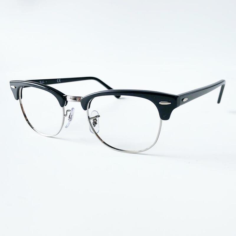 Ray-Banレイバンクラブマスターメガネフレーム5154-2000- 伊達　フレーム　メンズ レディース ドライブ 運転 　黒　　メガネ 　眼鏡