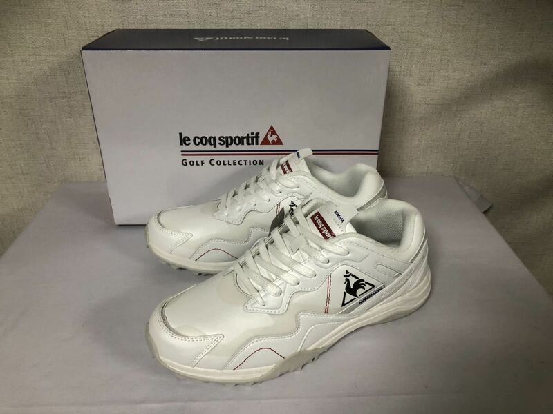 送料無料◆新品◆ルコック スパイクレス ゴルフシューズ◆(26.0)◆QQ1TJB00-WH00◆Le coq sportif GOLF