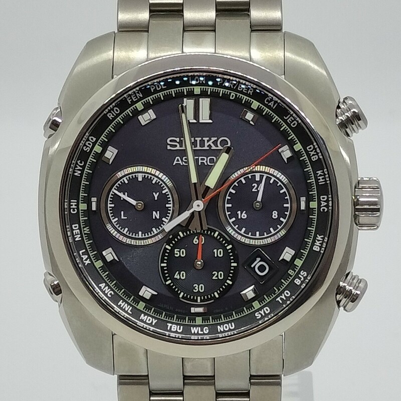 【極美品】SEIKOセイコーASTRONアストロン電波ソーラーモデルSBXY027箱保付きメンズ腕時計