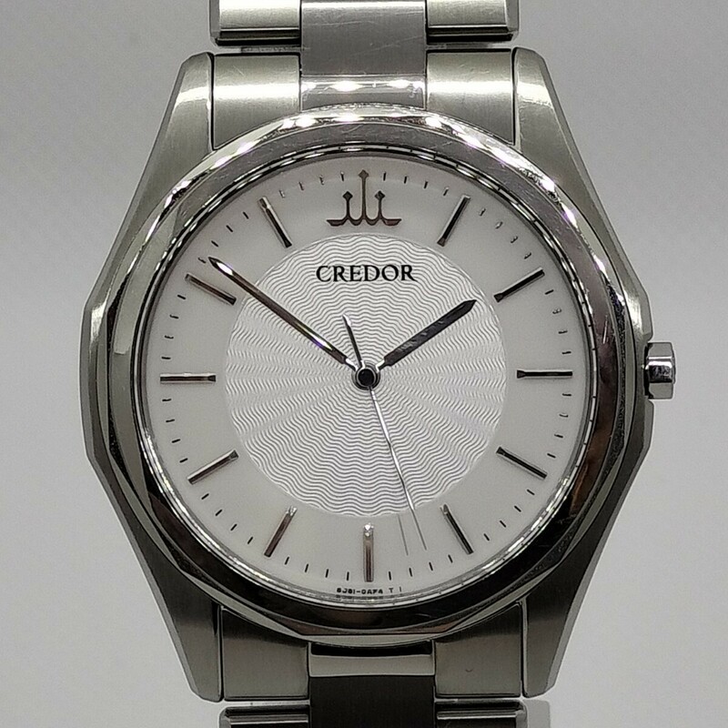 【良品】CREDORクレドール SIGNOシグノGCAR043箱保付きメンズ腕時計