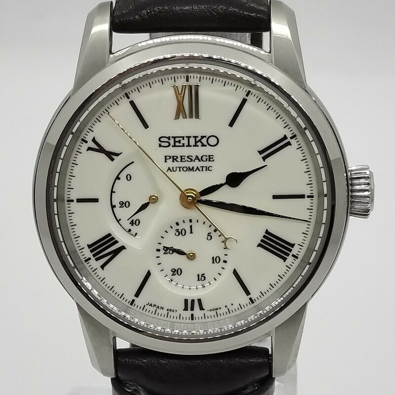 【良品】SEIKOセイコーPRESAGEプレザージュSARW067有田焼文字盤1500本限定モデル箱保付メンズ腕時計