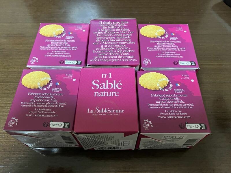 フランス　パリ　ラサブレジェンヌ　サブレ　3×2p×6 焼き菓子　ビスケット　クッキー　無添加　箱入り　個包装　